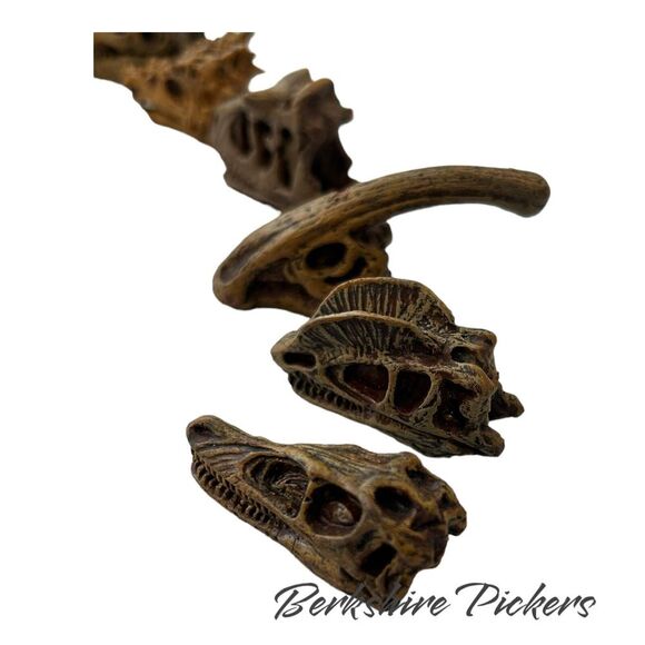 Safari Ltd Dinosaur Skull MINI Replica Lot Of 9 - Picture 1 of 11